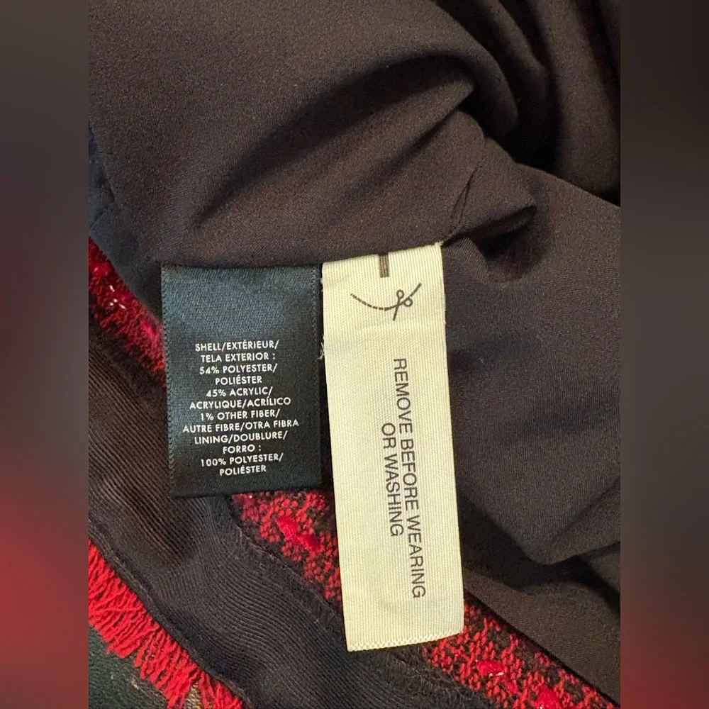 Ann Taylor Textured Red Midi Dress - Picture 7 of 15